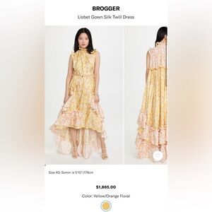 Brogger silk dress